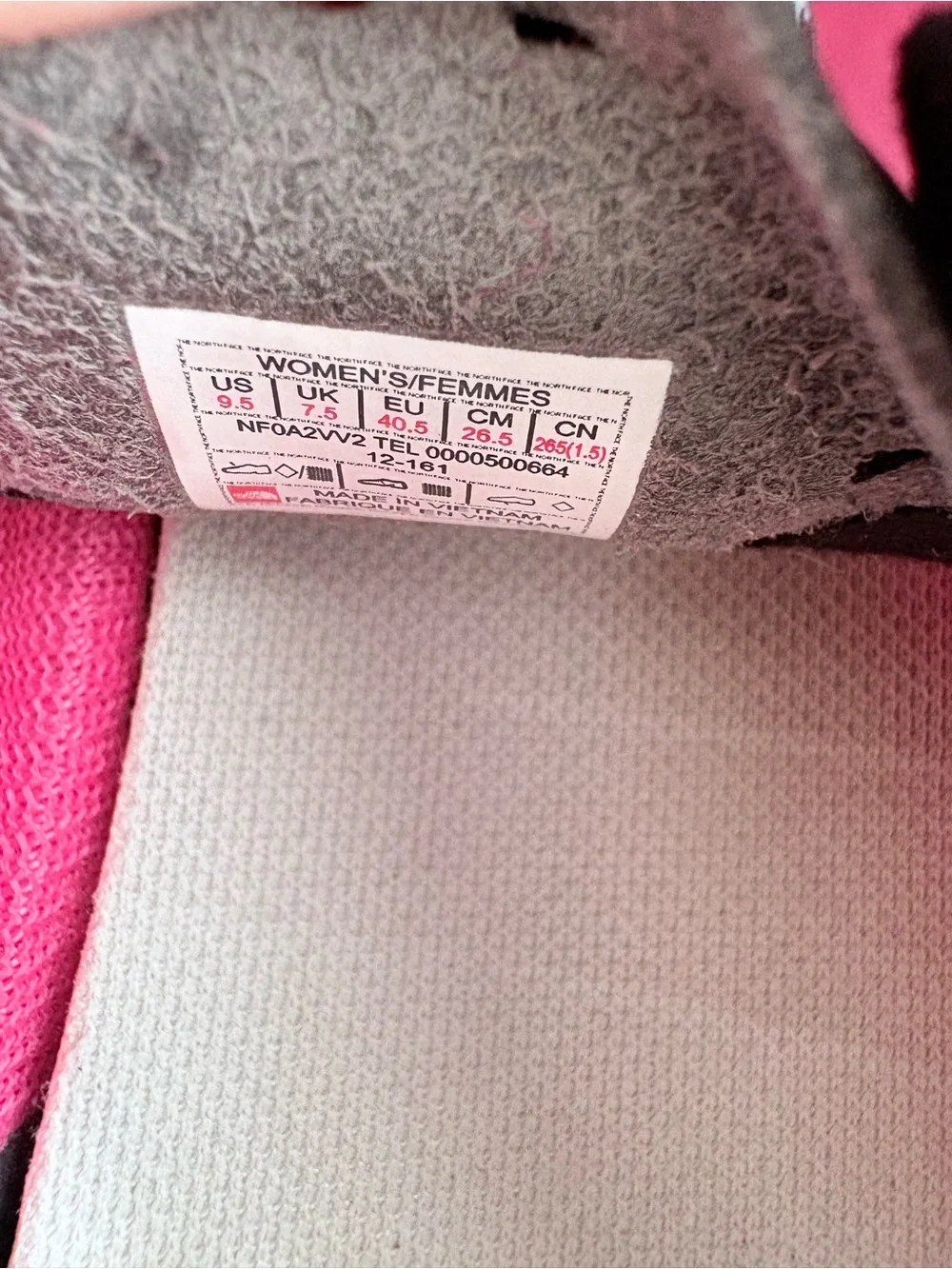 The North Face Women's Hot Pink Mesh Trail Sneakers